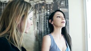 Mature lesbian fucks teen girl - old and inexperienced lesbian sex - 3 image