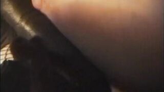 Dominatrix bends slave over chair and smacks her ass - 6 image