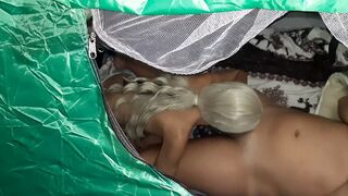 Peeping in a tent for lesbian sex - Lesbian candys - 1 image