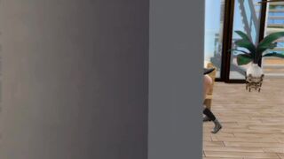 Hot lesbian sex from the first person in the hotel | sims 4 wicked - 14 image