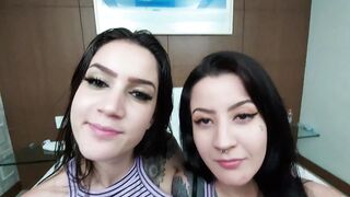 mf lesbians kissing - 2 image