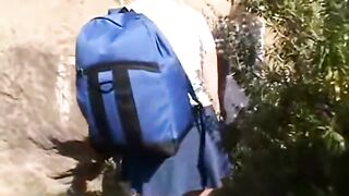 Horny lez teen threeway babes go down