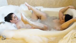 She fucked me in the bubble bath with a double dildo until I came! - 9 image