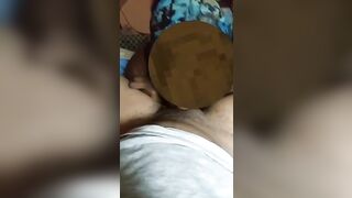 YuScreamZaddiiee lays on back to receive oral. - 13 image