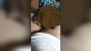 YuScreamZaddiiee lays on back to receive oral. - 15 image