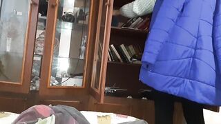 Neighbor was looking for a book and I was masturbating - 4 image