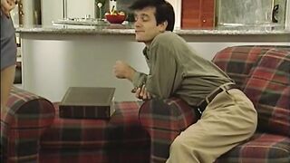 Lesbian biker chicks with massive tits have steamy dildo