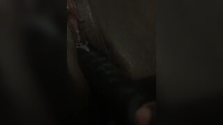 Trying out my new dildo!