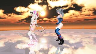 [MMD] Alice and Canon - Arirang! [R-18] - 2 image