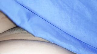 My stepmom masturbates under the covers when my girlfriend - 12 image