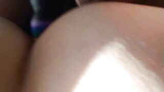 Gf takes rainbow dick and cums all over my shirt - 10 image