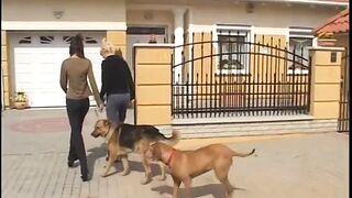 Sexy pussy licking blond babe withe her brunette girlfriend