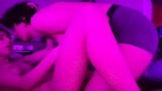 lesbian couple fingering and squirting on live - 11 image