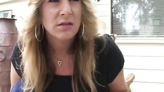 Sexy blonde lesbian honeys in bed suck pussy and fuck - 2 image