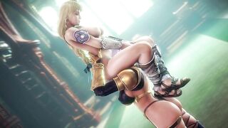 Ivy Valentine and Sophitia Alexandra lesbian sex - Soulcalibur (noname55) - 5 image