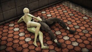 MGS 4: Blonde girl Octopus vs Girl Soldier / caress & those things - 13 image