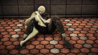MGS 4: Blonde girl Octopus vs Girl Soldier / caress & those things - 14 image