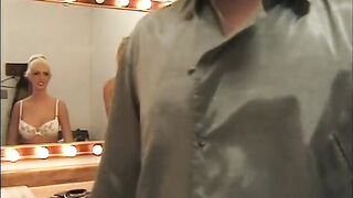 Lusty nympho in tight latex gets seduced by kinky blonde goddess - 3 image