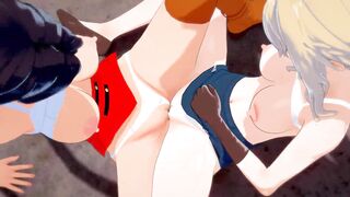 Violet Evergarden x Cattleya Baudelaire - Lesbian Scissoring - 11 image