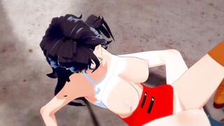 Violet Evergarden x Cattleya Baudelaire - Lesbian Scissoring - 14 image