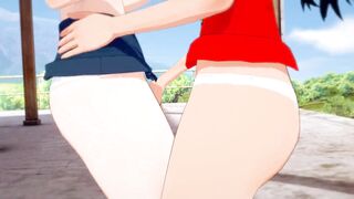 Violet Evergarden x Cattleya Baudelaire - Lesbian Scissoring - 6 image