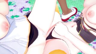 Super Robot Wars 30 Az licks Ruri's pussy 3D HENTAI - 10 image
