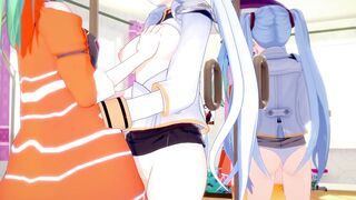 Super Robot Wars 30 Az licks Ruri's pussy 3D HENTAI