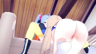 Super Robot Wars 30 Az x Mitsuba 3D HENTAI - 7 image