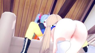 Super Robot Wars 30 Az x Mitsuba 3D HENTAI - 8 image