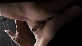 Lovely Asian babe strips and gets fucked in her cunt and asshole and takes the cumshot in her throat - 12 image