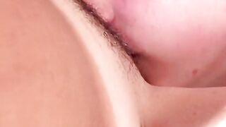 Two sexy lesbians take turns eating each others' wet pussies in soapy bathtub - 13 image