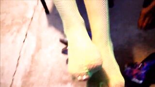 girls tease you with their feet then show their bare soles - 11 image