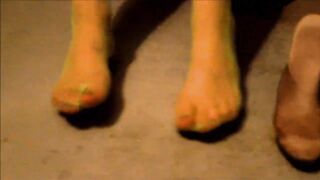 girls tease you with their feet then show their bare soles - 13 image