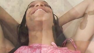 Whores with fantasize playing with fresh cream and eating strawberries from a pussy - 12 image