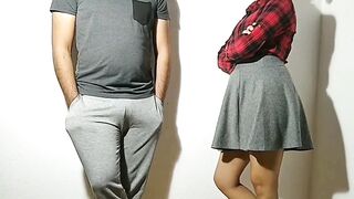 Sister Billo Rani  has surprise gift for her brother on Christmas Hot & sexy suck his balls empty in Hindi audio - 4 image