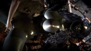 Lesbian Elden Ring - Ranni squirts for Melina - Dark Souls Inspired - 9 image