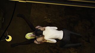 Mikasa throws herself kissing Annie wildly touch tits/cunnilingus/ cumming - 13 image