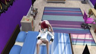 A juicy bunny from playboy seduced a skinny animeshnitsa - 3 image