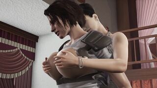 Jill Valentine meets Excella (Romantic lesbian scene)