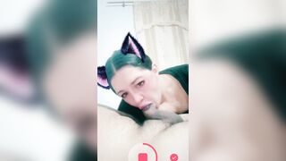 My Colombian Latina Slut Cousin Is An Expert Sucking Cock - 2 image