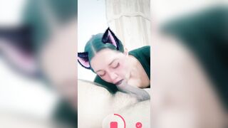 My Colombian Latina Slut Cousin Is An Expert Sucking Cock - 3 image