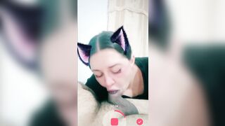 My Colombian Latina Slut Cousin Is An Expert Sucking Cock - 4 image