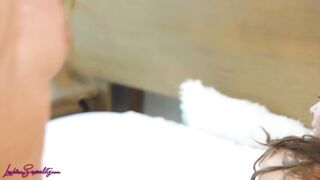 Naughty Lesbians Milana Ricci And Sonia Sparrow Lick Pussies - 12 image