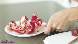 Naughty Lesbians Milana Ricci And Sonia Sparrow Lick Pussies - 2 image