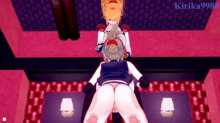 Chitose Kisaragi and Excellen Browning have an intense lesbian play - SRW V & IMPACT Hentai - 10 image