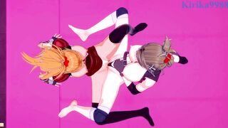 Chitose Kisaragi and Excellen Browning have an intense lesbian play - SRW V & IMPACT Hentai - 15 image