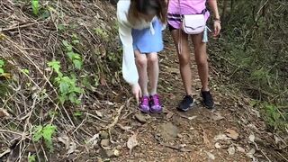 inexperienced girls getting nude in nature - 1 image