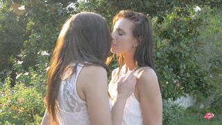 Brunette Hottie Aidra Fox Tongue Fucked By Cute Pussy Licker Madi Meadows!