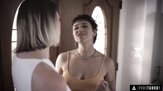 PURE TABOO Teen Has To Fuck Her Mom's Friend So She Doesn't Reveal She's A Lesbian - 2 image