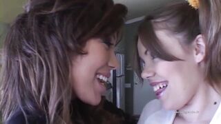 Ava Devine and Gia Paloma are whores sharing a big cock - 2 image